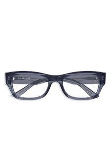Большие солнцезащитные очки Balenciaga Eyewear, серый