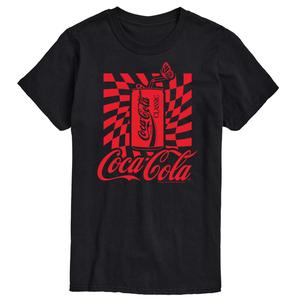 Мужская футболка с изображением банки Coca-Cola Big & Tall License, черный