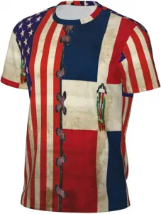 Мужская футболка с сетчатыми вставками, короткий рукав, быстросохнущая