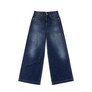 Lee Джинсы женские темно-синие умеренно широкие