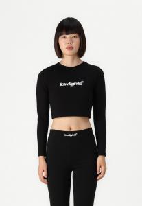 Топ с длинными рукавами BASIC LOGO LONG SLEEVE LOW LIGHTS STUDIOS®, черный