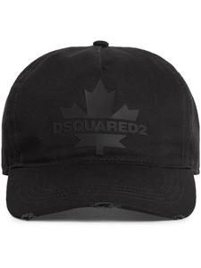 DSQUARED2 бейсболка с аппликацией-логотипом, черный