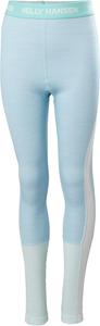 Helly-Hansen Jr Lifa Merino Midweight Set - детское термобелье, базовый слой, влагоотводящая шерсть мериноса, для зимнего катания на лыжах Helly Hansen, 607 Light Cyan