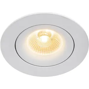 Встраиваемый светильник LED Aliki LED-модуль 1 шт., теплый белый Nordlux, белый