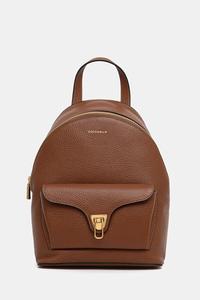 Кожаный рюкзак Coccinelle, коричневый