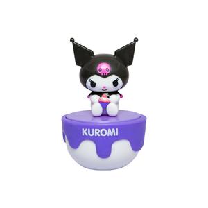 Акриловая коробка для хранения Sanrio Hello Kitty My Melody Cinnamoroll с дизайном клубничного торта и фигурками чиби SUNNY&SANDY