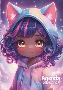 Agenda Scolaire Fille Manga animé Chibi Kawaii: Journalier, un Jour par Page, 12x17 cm | Ecole Primaire, Collège, Lycée, Ados | 6eme 5eme 4eme 3eme | de Septembre à Juillet | (French Edition) (Independently published)