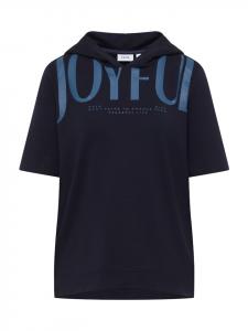 Рубашка с капюшоном и надписью синего цвета Cecil