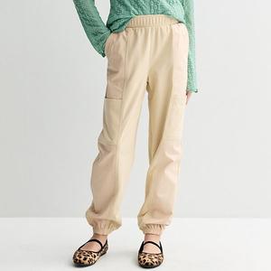 Девчачьи джоггеры из смешанных материалов, размеры 6-20, regular и plus So, Tan