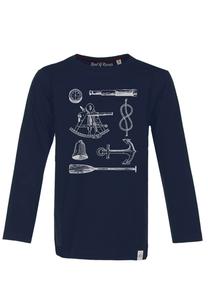 Лонгслив Band of Rascals Nautic Tools, синий