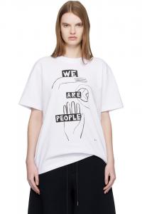 Футболка с принтом «Джефф Сакаи» Sacai, белый