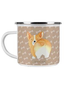 Эмалированная кружка Корги По (не говоря) - Собачье счастье Mr. & Mrs. Panda