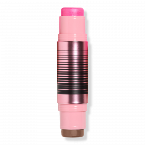 Двойные мерцающие румяна и контурный стик GlowTour DIBS Beauty, Pink Cosmos (electric pink glow / medium-tan contour)