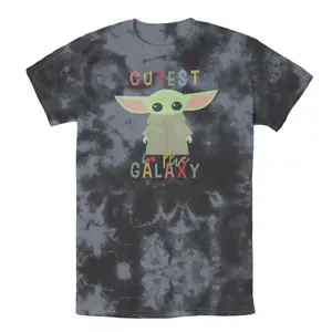 Мужская футболка «Звездные войны: Мандалорец — самый милый ребенок в галактике» Licensed Character, черный