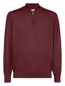 Кашемировый свитер Brunello Cucinelli, красный