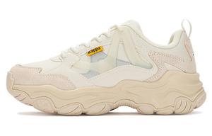 Амортизирующие износостойкие низкие массивные кроссовки унисекс зимние белые Kappa, Winter Day White