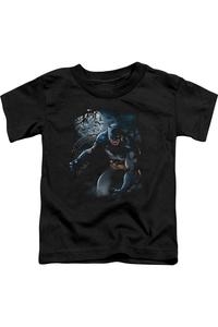 Футболка с коротким рукавом для малышей Batman "Свет Луны" Gildan, черный