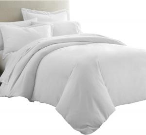 Комплект постельного белья Sheetsnthings Solid Bamboo Viscose 7PC, белый
