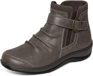 Женские ортопедические кожаные ботинки Orthofeet Heidi, Taupe