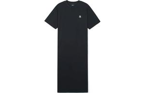 MLB Женское черное платье с коротким рукавом