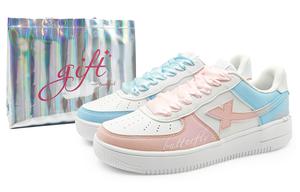 XTEP Кроссовки Air Force One с низким верхом для скейтборда, износостойкие, противоскользящие, мужские, синие, розовые, разные цвета