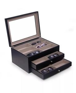 Ящик для хранения солнцезащитных очков Wood 18 Bey-Berk, цвет Black
