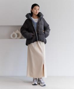 Юбка из ситца с застежкой-молнией спереди Bayflow, цвет Beige 55