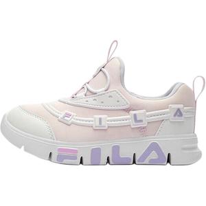 FILA KIDS Скользостойкие противоударные низкие детские тренировочные туфли pink white для детей 3-7 лет