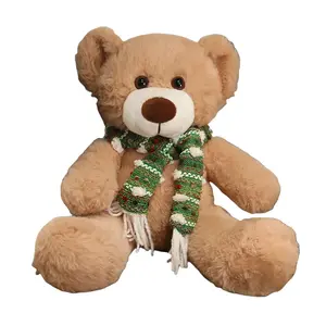 Плюшевая кукла милый медвежонок 35 см высотой OU DI PIG, коричневый