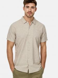 Рубашка с коротким рукавом ingiulionus Indicode, бежевый