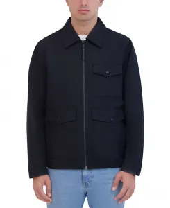 Мужская легкая текстурированная утилитарная куртка из полиэстера Robert Graham, черный