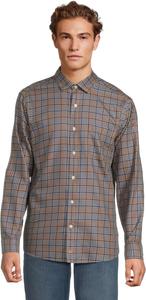 Мужская рубашка, не требующая глажки Johnston & Murphy, Tan Multi Glen Plaid