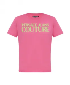 Футболка с коротким рукавом Versace Jeans Couture, розовый