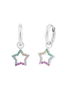 Prinzessin Lillifee Серьги-кольца, серебро 925 пробы, родированное многоцветное покрытие