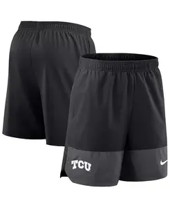Мужские черные шорты для игры TCU Horned Frogs 2025 Sideline Performance Nike