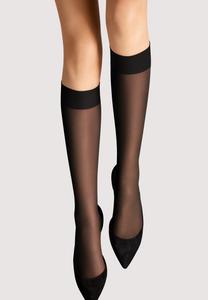 Носки Wolford Knee high socks, Black