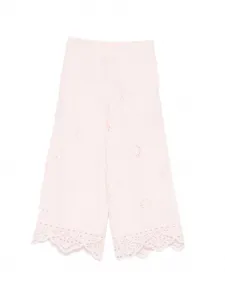 Вышитые брюки Louise Misha, розовый