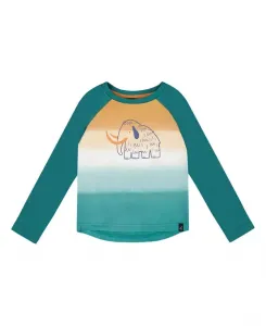 Детская футболка из органического хлопкового трикотажа с рукавами реглан - для малышей Deux Par Deux, зеленый