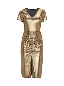 Faina Женское платье золотого цвета
