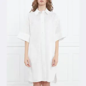 Платье-Рубашка Broderie Anglaise Karl Lagerfeld, белый