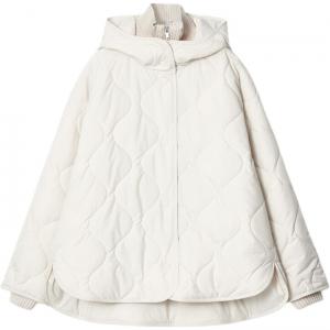 COS Пуховик женский цвета слоновой кости, Ivory White