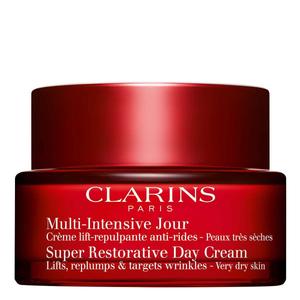 Дневной крем multi-intensive 50+ multi-intensive jour crème peaux très sèches Clarins, объем 50 мл