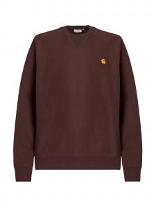 Carhartt WIP Толстовка 'American Script' в цвете Chocolate