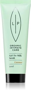 Органический гель-молочко для интимной гигиены, мягкий скраб с кокосом Lip Intimate Care, coconut 50 мл
