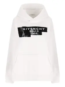 Худи с принтом логотипа Givenchy, белый