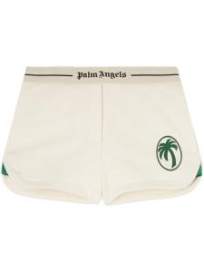 Palm Angels шорты с принтом, белый