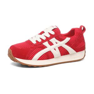 Golden Silk Rabbit Женские низкие кэжуал кроссовки красные, цвет Red