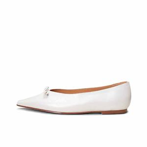 SHOEMAKER QUEEN Женские повседневные туфли-лодочки классического молочно-белого цвета, цвет Classic Milk White