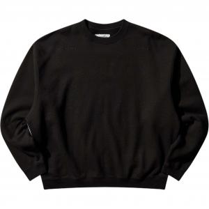 Cav Empt Мужской однотонный свободный свитшот с круглым вырезом Black