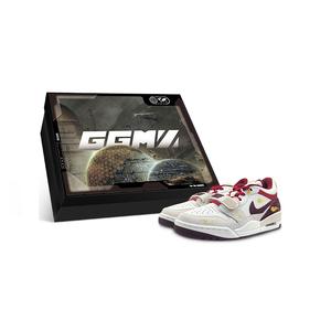 Jordan Баскетбольные кроссовки Legacy 312 с низким верхом, противоскользящие, износостойкие, мужские, белые